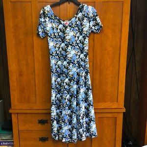NO Boundaries Blue Floral Dress